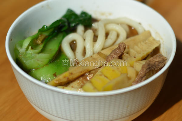 红烧春笋牛肉面