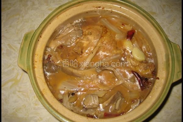 砂锅麻辣鸡汤