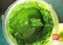 三叶仙草薄荷青团的做法图解3