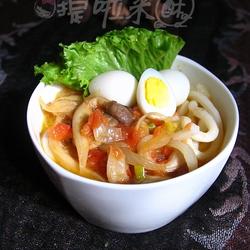 茄汁乌冬面的做法[图]