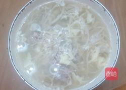 金针菇肉饼蛋汤的做法图解5