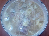 金针菇肉饼蛋汤