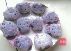 水晶紫薯饼的做法图解7