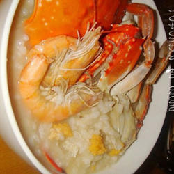 海蟹鲜虾粥的做法[图]