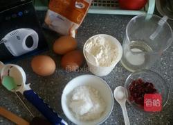 蔓越莓小蛋糕的做法图解1