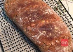 罗勒奶酪坚果全麦包的做法图解3