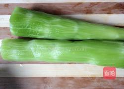 青笋肉片的做法图解1