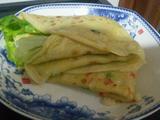 鸡蛋饼卷生菜的做法[图]