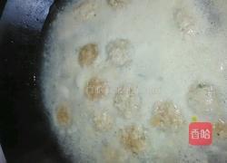 青菜斩肉汤的做法图解3