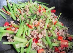 毛芹炒肉末的做法图解11