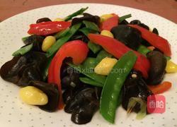 五彩荷兰豆的做法图解4