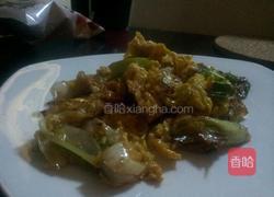 大葱炒鸡蛋的做法图解3