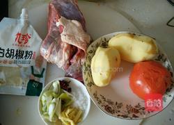 西红柿牛腩的做法图解1