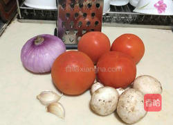 蘑菇意面酱的做法图解1