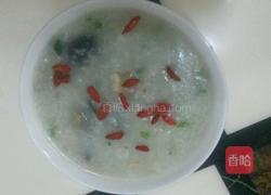 鸡肉皮蛋粥的做法图解5