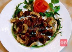 孜然烤牛肉配蘑菇的做法图解4