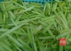 金针姑炒肉的做法图解3