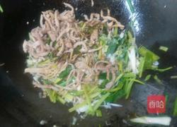 金针姑炒肉的做法图解4