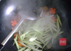 西芹炒腊肉的做法图解4