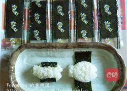 烤鱼海苔寿司的做法图解2