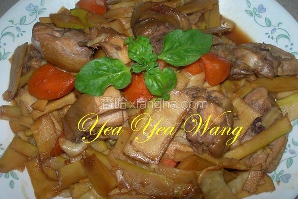 红烧脆笋鸡腿肉块