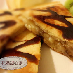 香蕉巧克力煎饼的做法[图]