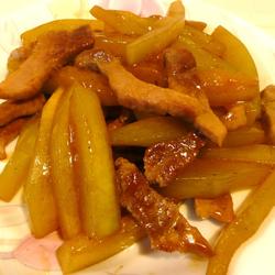 西瓜皮炒肉丝的做法[图]