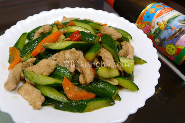 小黄瓜炒鸡柳