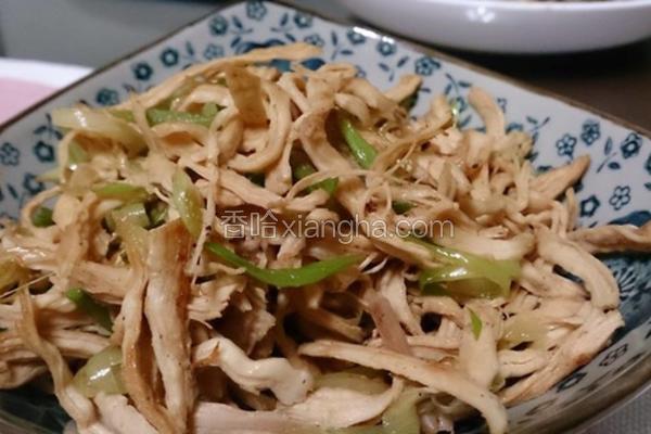 蚝油蒜苗鸡丝