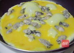 白菜鲜蚵煎蛋的做法图解4