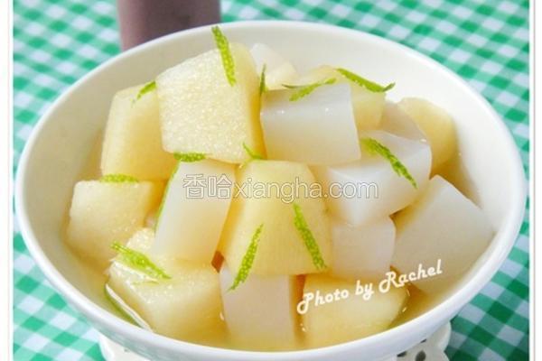 柠檬蜂蜜魔芋苹果