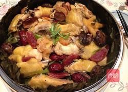 荷叶香菇蒸鸡的做法图解9