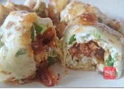 肉松葱蛋饼的做法图解4