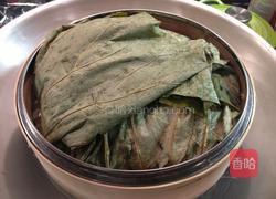 荷叶香菇蒸鸡的做法图解8