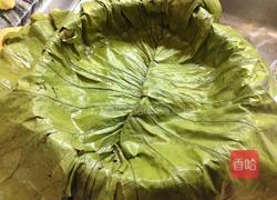 荷叶香菇蒸鸡的做法图解6