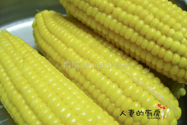 蒸玉米