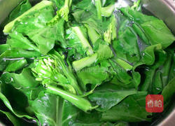 炒芥蓝菜花的做法图解1