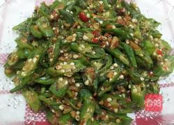 香辣虾米羊角豆的做法图解5