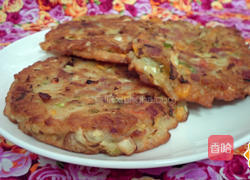 韩风鲜蔬培根煎饼的做法图解7