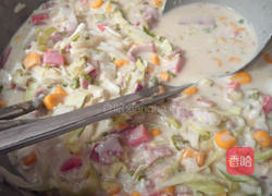 韩风鲜蔬培根煎饼的做法图解4