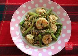 罗勒鲜虾意大利面的做法图解5