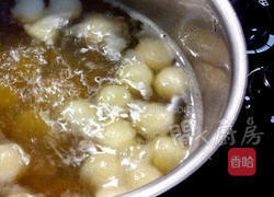 芝麻汤丸番薯糖水的做法图解8