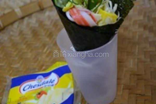 起司蔬菜手卷