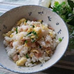 香葱菜圃蛋炒饭的做法[图]