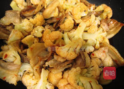 干锅花菜的做法图解5