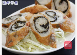 海苔墨鱼卷的做法图解4