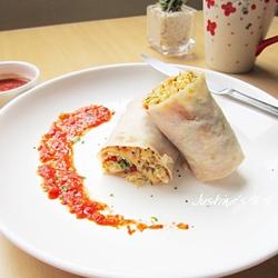 茄汁香草嫩蛋卷的做法[图]