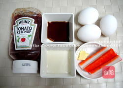 蟹肉厚蛋烧的做法图解1