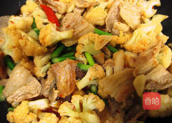 干锅花菜的做法图解6