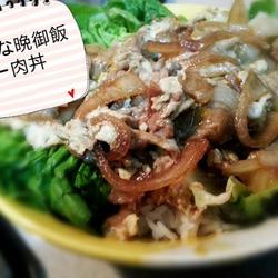 肉丼饭的做法[图]